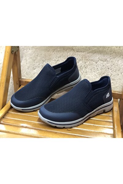 Forza Navy Blue - Caucasian Mesh Summer Elastic Breathable Full Orthopedic Ανδρικά Αθλητικά Παπούτσια