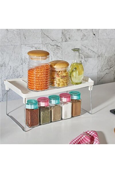 onbeşmarkt Dolap Içi Organizer Raf Mutfak Masası Tezgah Üstü Düzenleyici