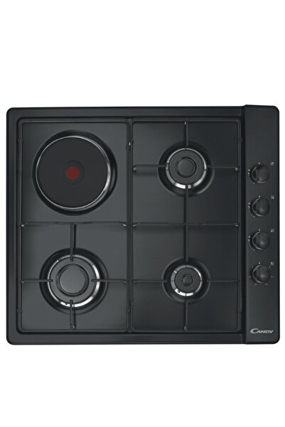 Candy Hoover 3+1 Gaz & Elekrikli Ankastre Siyah Ocak