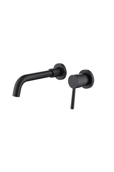 Fause Wall Built-in Sink Faucet Black Kda101-b
