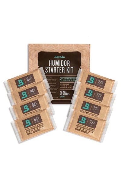 Boveda Humidor Starter Kit 84% + 72% 75-100 Puro Için