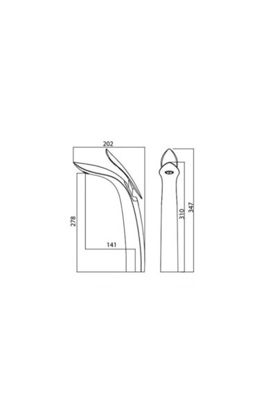 Fause High Bowl Sink Faucet Leaf Gold Gold Ksl103-g