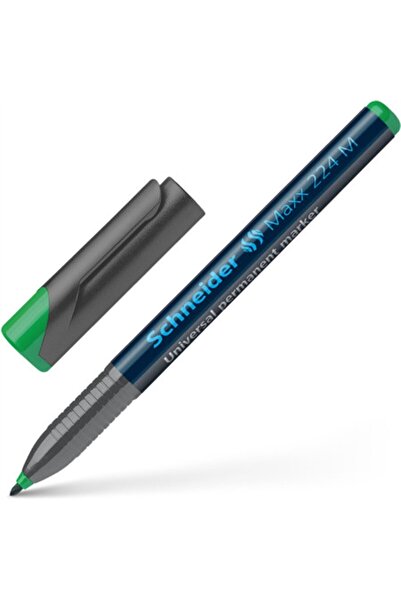 SCHNEIDER Maxx 224 Permanent Asetat Kalemi M Uç - Yeşil
