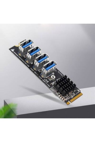 KEEPRO Nvme Usb Coupler M Key 4 Port Usb Multiplexer Nvme Riser Multiplexer M...