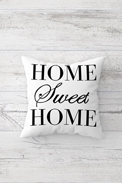 Pelangi غطاء وسادة بسحاب مخفي مطبوع على الوجهين من Home Sweet Home، غطاء وساد...