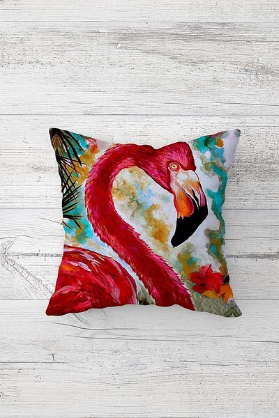 on the clouds Fuchsia Filamingolu Double Sided Printed Hidden Zippered Pillowcase Throw Pillow Seat Pillowcase