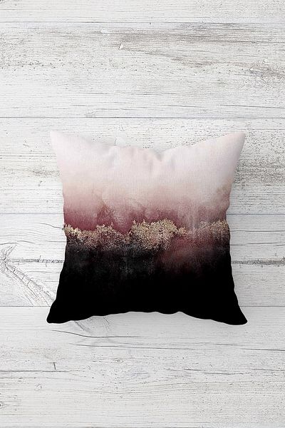 linazaitun One Side Printed Hidden Zipper Decorative Pillowcase Throw Pillow Case Seat Pillowcase