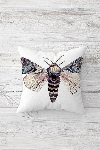 linazaitun One Side Printed Hidden Zipper Decorative Pillowcase Throw Pillow Case Seat Pillowcase