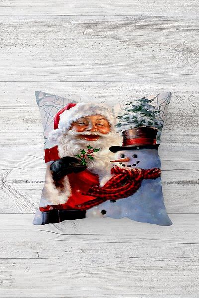linazaitun One Side Printed Hidden Zipper Decorative Pillowcase Throw Pillow Case Seat Pillowcase
