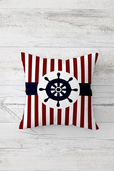 linazaitun One Side Printed Hidden Zipper Decorative Pillowcase Throw Pillow Case Seat Pillowcase
