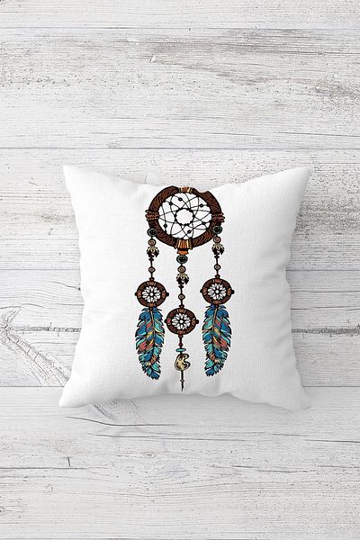linazaitun One Side Printed Hidden Zipper Decorative Pillowcase Throw Pillow Case Seat Pillowcase