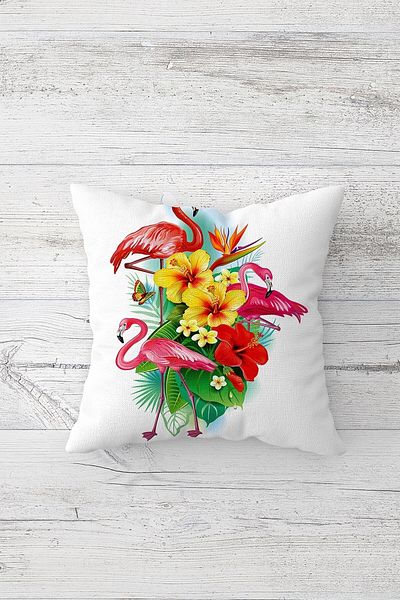 linazaitun One Side Printed Hidden Zipper Decorative Pillowcase Throw Pillow Case Seat Pillowcase