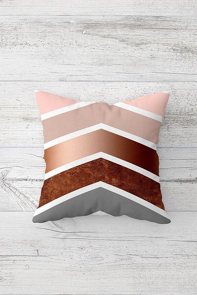linazaitun One Side Printed Hidden Zipper Decorative Pillowcase Throw Pillow Case Seat Pillowcase