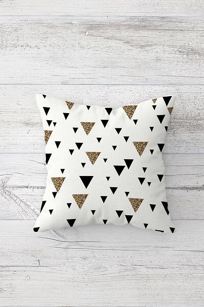 linazaitun One Side Printed Hidden Zipper Decorative Pillowcase Throw Pillow Case Seat Pillowcase