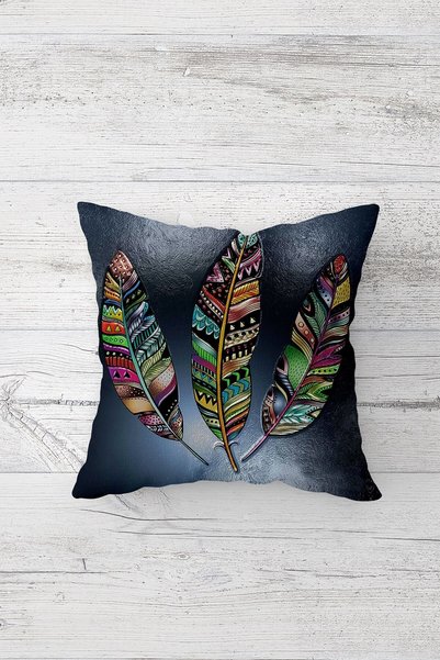 linazaitun One Side Printed Hidden Zipper Decorative Pillowcase Throw Pillow ...