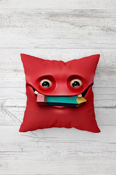linazaitun One Side Printed Hidden Zipper Decorative Pillowcase Throw Pillow Case Seat Pillowcase