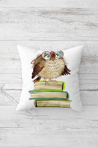 linazaitun One Side Printed Hidden Zipper Decorative Pillowcase Throw Pillow Case Seat Pillowcase