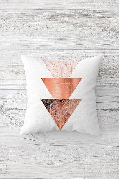 linazaitun One Side Printed Hidden Zipper Decorative Pillowcase Throw Pillow Case Seat Pillowcase