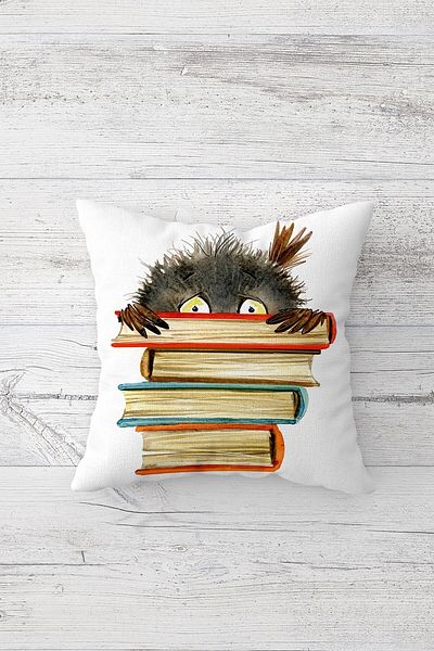 linazaitun One Side Printed Hidden Zipper Decorative Pillowcase Throw Pillow Case Seat Pillowcase