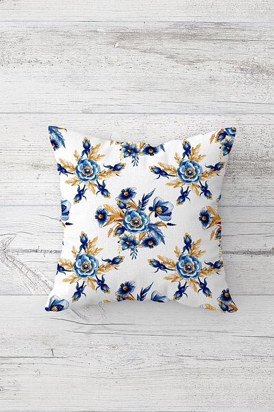 linazaitun One Side Printed Hidden Zipper Decorative Pillowcase Throw Pillow Case Seat Pillowcase