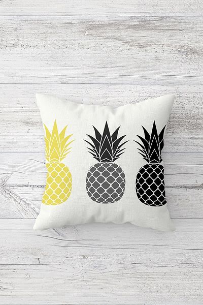 linazaitun One Side Printed Hidden Zipper Decorative Pillowcase Throw Pillow Case Seat Pillowcase