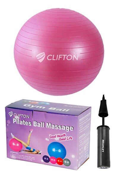 Clifton Minge de gimnastică 65 cm (roz) + pompă ca cadou