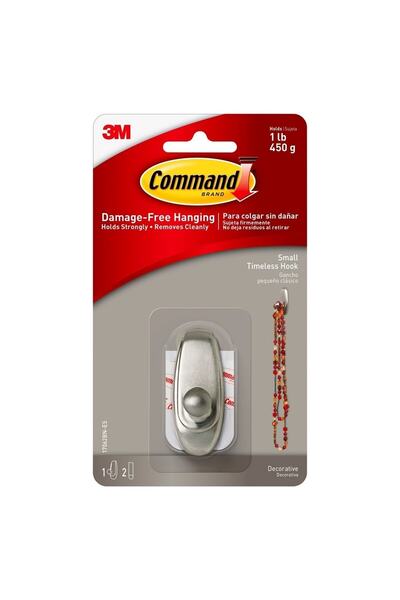 3M Command 17062-bn Küçük Boy Metal Askı 450 Gr Taşıma Kapasiteli
