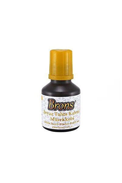 Brons Beyaz Tahta Kalemi Mürekkebi 30cc Sarı