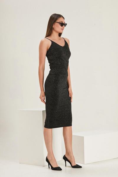 ALEXANDERGARDI Parıltılı Kalem Etek (b22-40800)