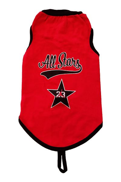 Pet Pretty All Stars Red Cat Dog T-shirt