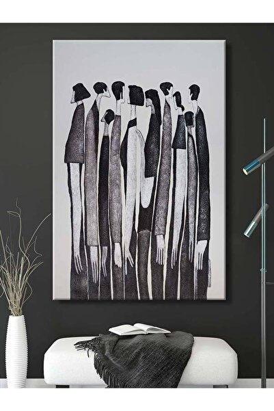 Voovart Soyut Insanlar Dekoratif Kanvas Tablo - Voov2159