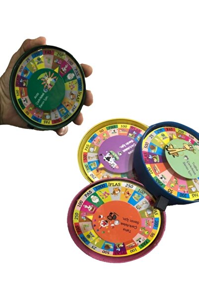 nesoedu Oyuncak Çarkıfelek Basmalı Oyuncak Eğlenceli Çarkıfelek Oyunu