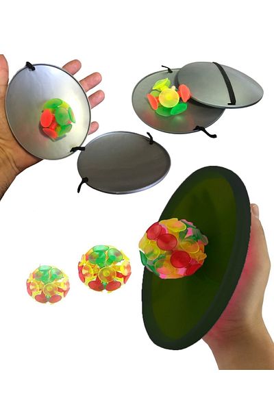 RoseRoi Catch a Horse Popit Game Set with Suction Cups Catch a Ball