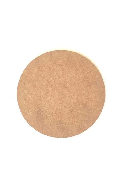 DEKOLOBİ Boyanabilir 100x100 Cm Yuvarlak Pano Ham Mdf Masa Sehpa Seperatör Ço...