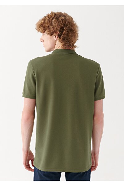 Mavi Πράσινο μπλουζάκι πόλο κανονική εφαρμογή / κανονική κοπή 8804328524