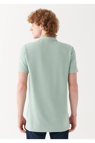 Mavi Πράσινο μπλουζάκι πόλο κανονική εφαρμογή / κανονική κοπή 8804331339