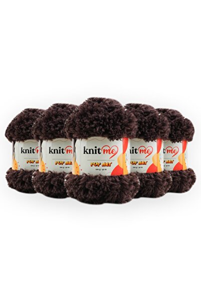 knitme فن البوب ​​100 جرام 5 عبوات من خيوط تاكا المحبوكة يدويًا (961)