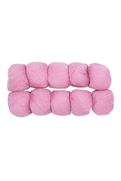 Spagettiyarn Slim Cotton 10 Pack Ροζ Πλεκτό Νήμα