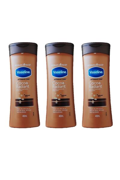 Vaseline Vücut Losyonu Kakao Işıltısı 400 Ml X3 Adet