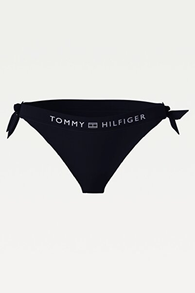 Tommy Hilfiger Bikini-Hose - Dunkelblau - Mit Slogan