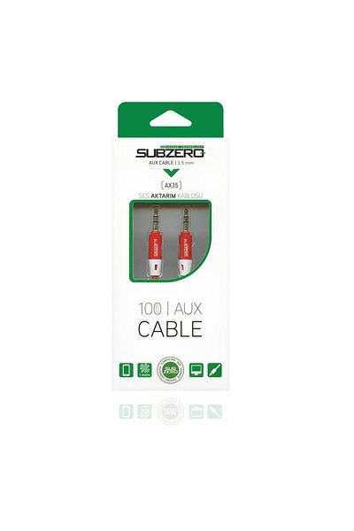 Subzero Aux Cable 1 Meter (black)