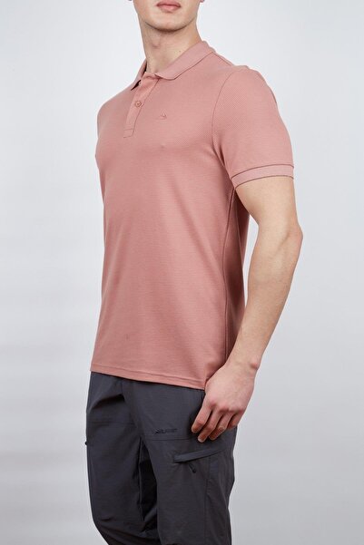Alpinist Roc Men's Polo T-shirt Dried Rose
