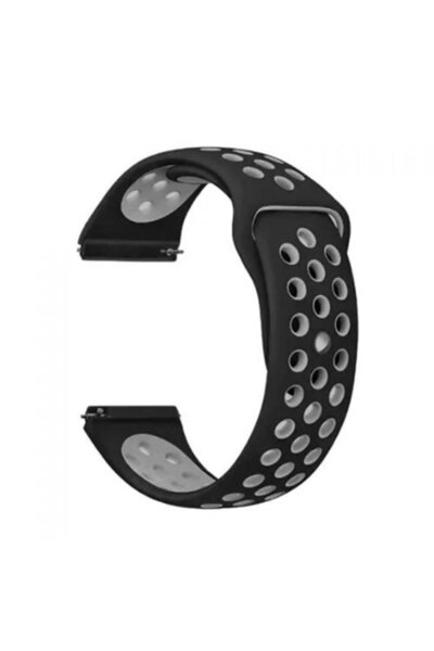 Gpack Xiaomi Mibro X1 Kordon Delikli Çift Renk Silikon Antrasit