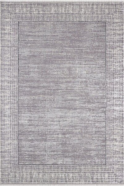 GÜMÜŞSUYU Ipekzade 100 11379 Yüksek Kalite Modern Gri Salon Halısı