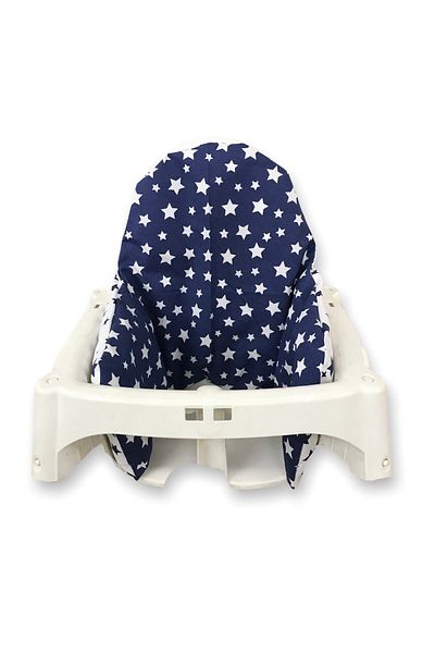 Babynia Μαξιλάρι στήριξης Ikea Antelope για παιδικό καρεκλάκι (θήκη + εσωτερικό μαξιλάρι) Navy Blue Starry