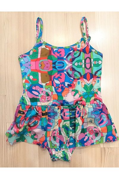 Granz Costum de baie pentru copii cu fustă
