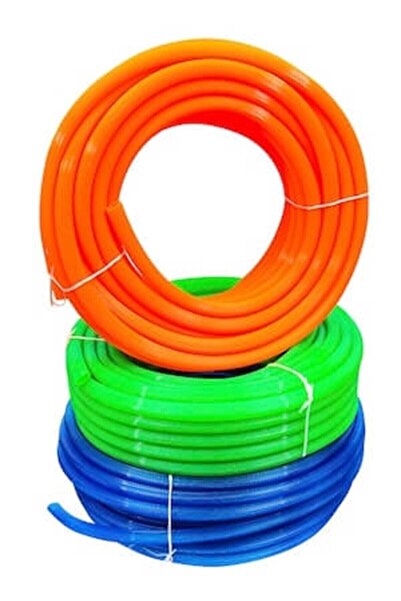 OKTSTORE 100 Metre Silikonlu Pvc 1/2" Bahçe Sulama Hortumu Silikonlu Hortum Y...