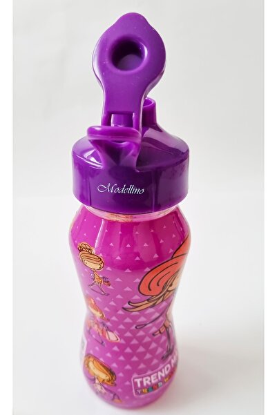 Modellino Licensed Trend Purple Covered 350cc Transparent Water Bottle