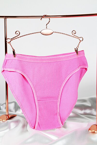 Tutku Women's 3-Piece Cotton Panties Mixed Solid Color Lycra Camisole Slip Panties