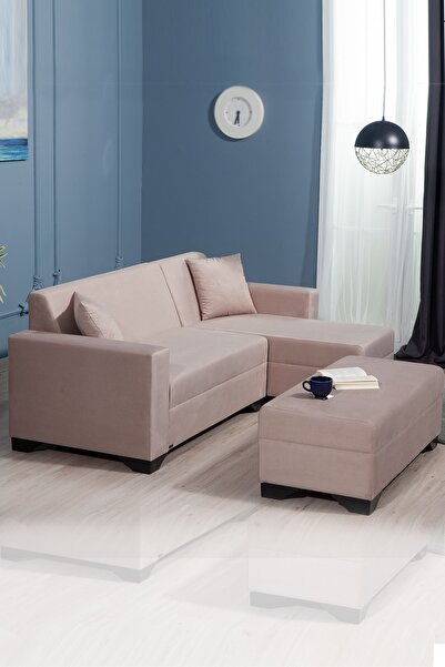 MOBETTO Toronto Lüks Köşe Koltuk -krem